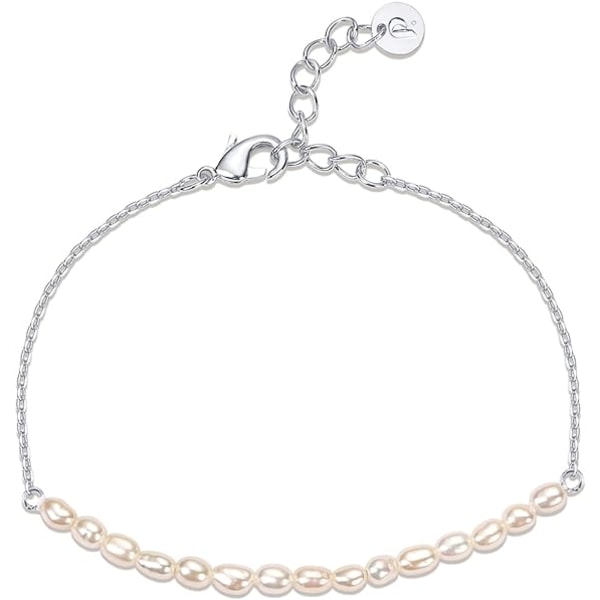 Gull Mini Perle Armbånd | 14K Gullbelagt Ferskvannsdyrket Perler | Armbånd for Kvinner