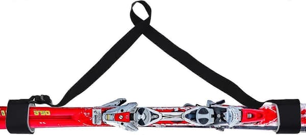 2-pack skidbärarrem, justerbara axelbärarremmar med vadderad fästtejpögla