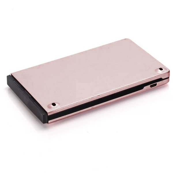 Dubbel hopfällbar trådlös Bluetooth-tangentbord, Mini trådlöst tangentbord kompatibelt med IOS iPad, Android Tablet, Windows PC, etc.-roséguld