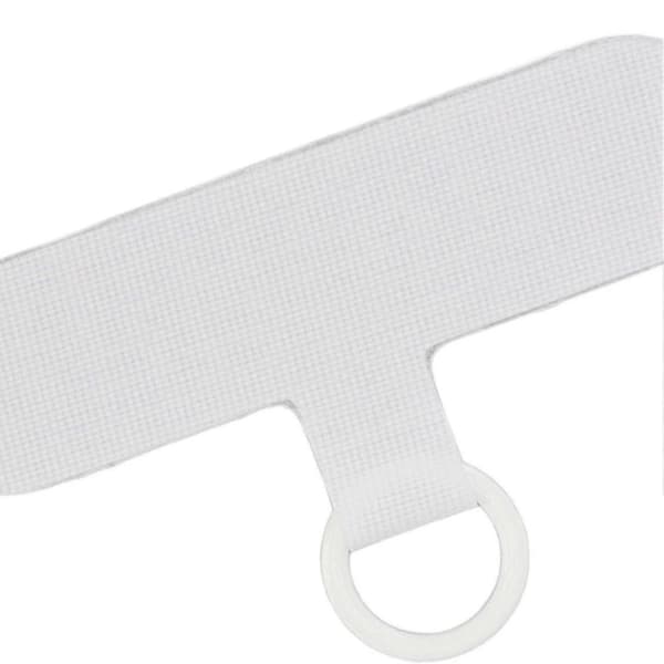Universal mobiltelefon snor patch nylon mobiltelefon hængende reb tab forbindelse tilbehør hvid