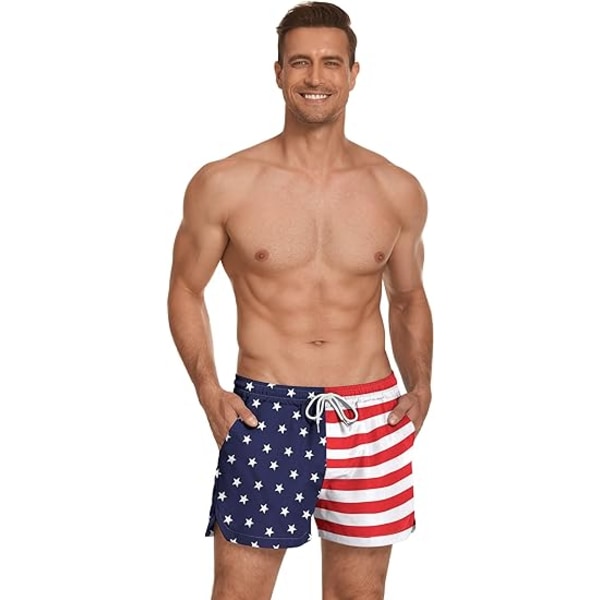 Badbyxor för män, snabbtorkande badshorts, badkläder, baddräkt
