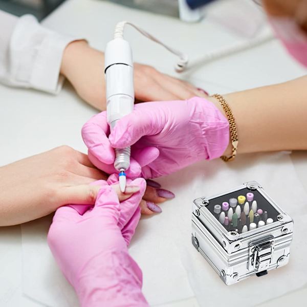 Manicure opbevaringsboks poleringshoved opbevaringHjemmeindretning