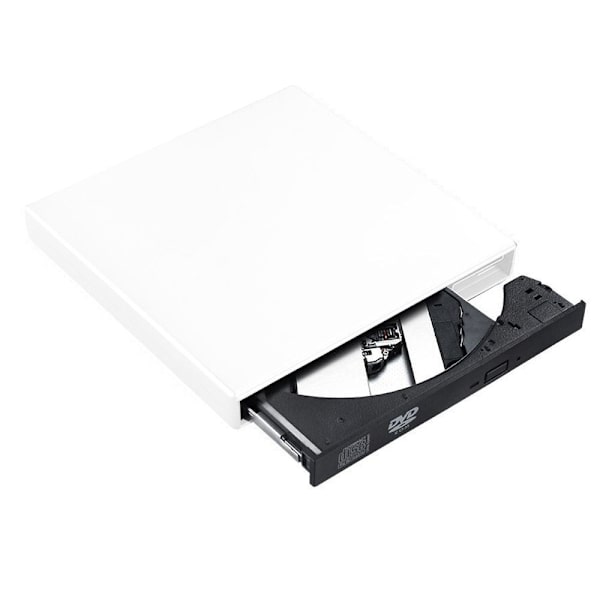 Ulkoinen CD-RW-poltin - Valkoinen
