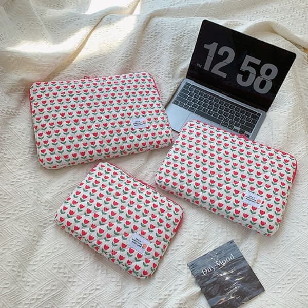 Bærbar computer etui Notebook Tablet taske RØD 15 TOMMER 15 TOMMER Rød rød