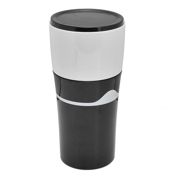 450ml Portable Drip Coffee Maker Travel Drip Coffee Machine for K-Cup Pods Black White