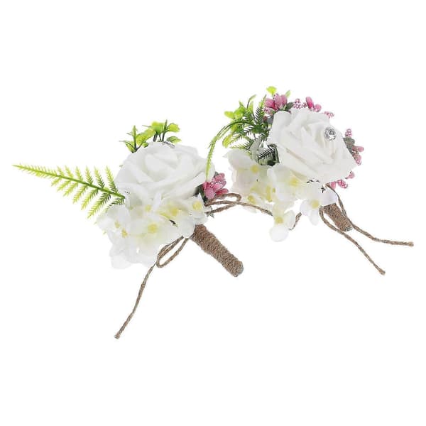 Rose Corsage Velegnet til gallafester, lys og iøjnefaldende
