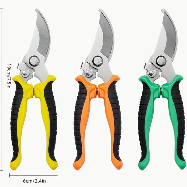 Professional Pruning Shears Sharp Bypass Pruners for Tree Trimming Gardening