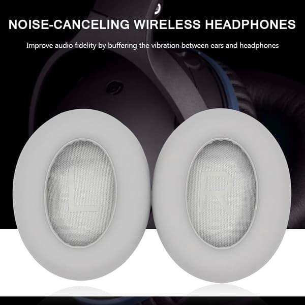 Øreputer for Bose 700/NC700 kunstskinn 1 par Grå Grey 35