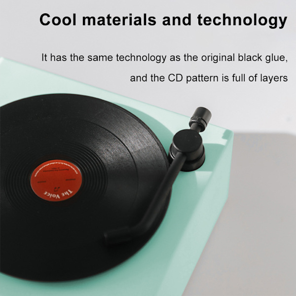 Vintage Bluetooth-kaiutin, langaton kannettava kaiutin voimakkaalla bassolla ja HD-stereolla, toimistoradio hyvällä vastaanotolla - vihreä
