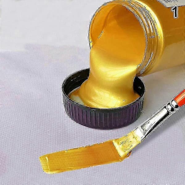 Metallisk Gullmaling 100ml Vanntett For DIY Statuerestaurering Guld