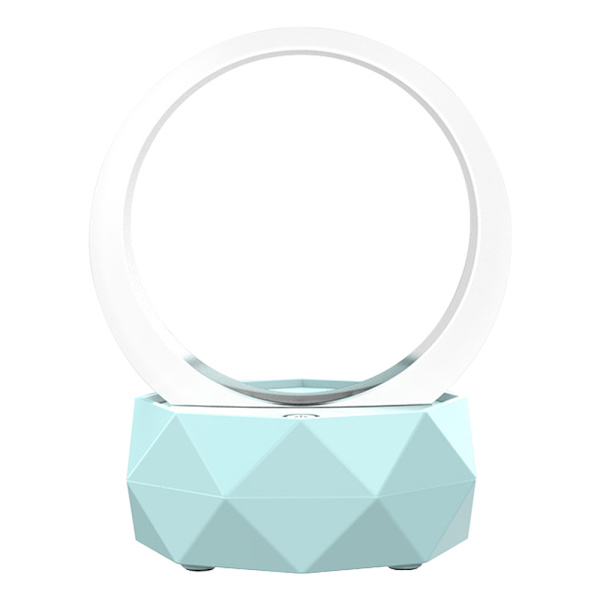 Bärbar trådlös Bluetooth-högtalare LED-ljus Högtalare Bluetooth 5.0 med LED-ljusläge för smartphone-blå