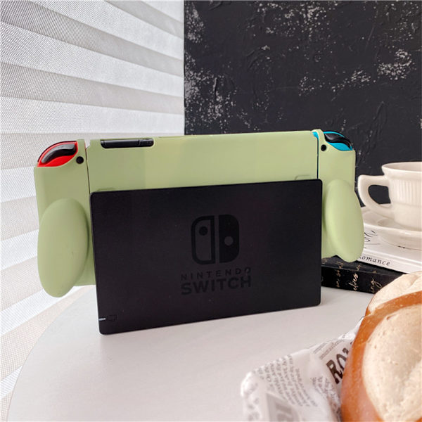 Skyddande TPU-fodral i ren färg för Nintendo Switch (Grön)