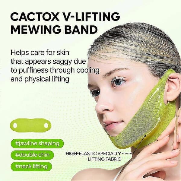 Dr.Melaxin Cactox Cooling V-up Mask 3d Ansiktsmask Lyftande Uppstramande-4st/Box