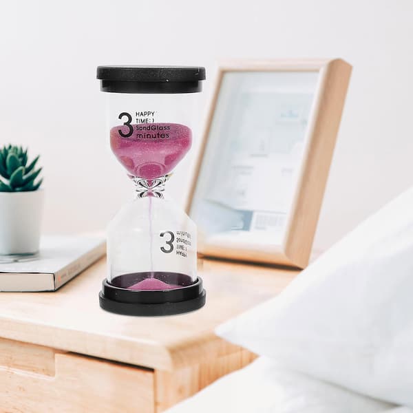 6 stk. timer for barn, kjøkkentimer, mini sandtimere, sandklokketimer, glassandtimer, klasseromssandtimer