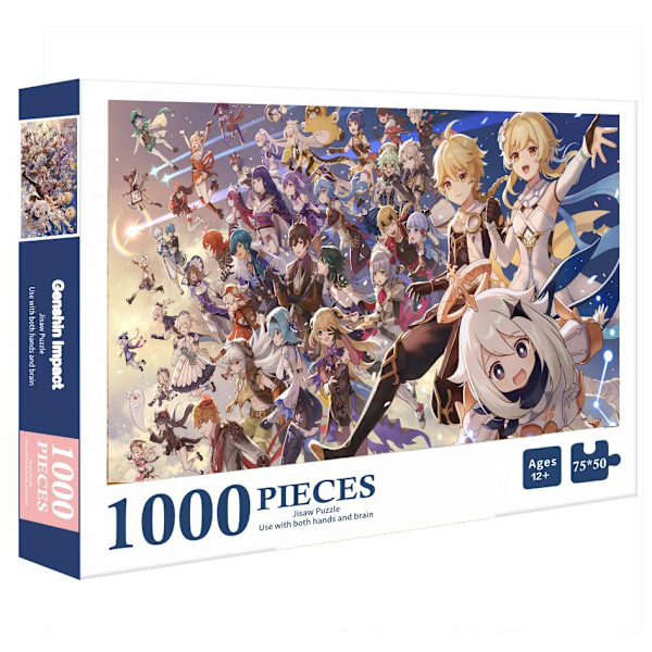 1000 Palan Puzzlepeli Leikkikalut Puzzle & Stressiä Lievittäviä Leikkikalut Joululahja(C)
