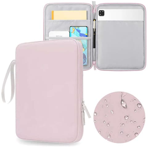 Taske, etui, beskyttelsesetui til tablets op til 10,9 tommer, Rosa