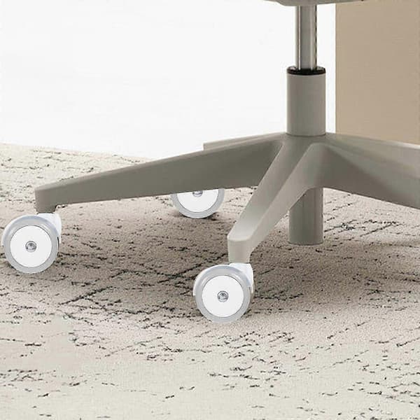4 Pcs Baby Walker Replacement Wheels: Silent Swivel Casters for Walkers - Durable Plastic Material for Smooth Quiet Rolling 10mm Screw 9.50X6.5