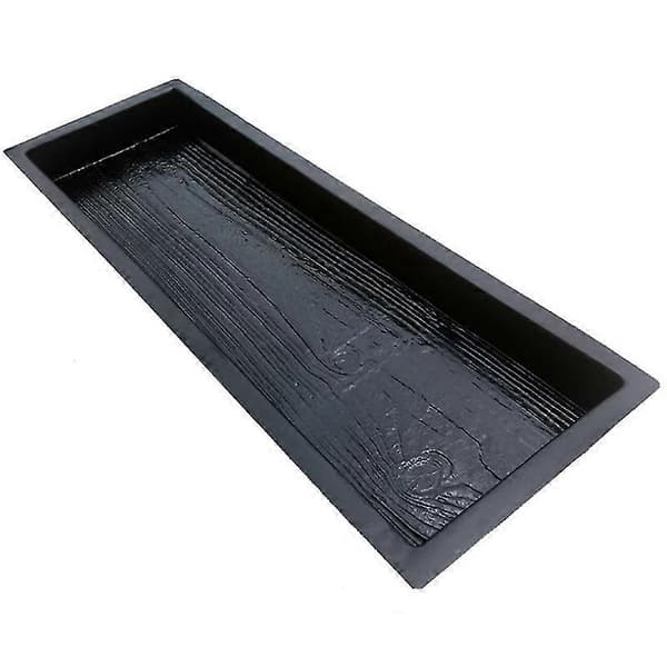 Imitation Wood Grain DIY Path Maker Paving Cement Brick Mold Step Marker Pavement Road Concrete Form