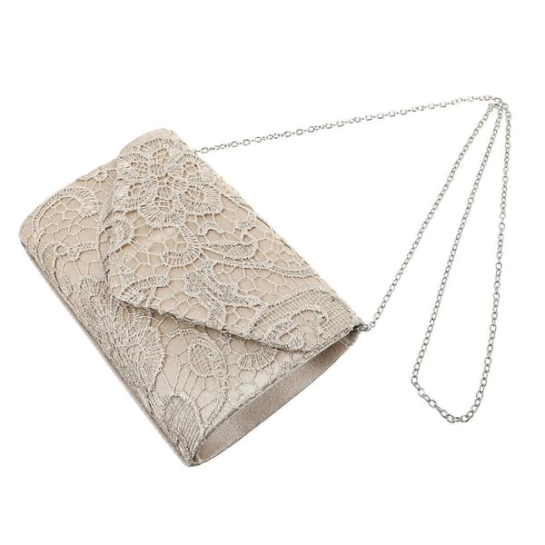 Beige blondekoblingspose til opbevaring Elegant aftenpose banketkobling