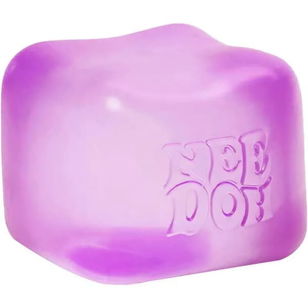 Needoh Nice Cube Stressbold & Sanselegetøj Purple