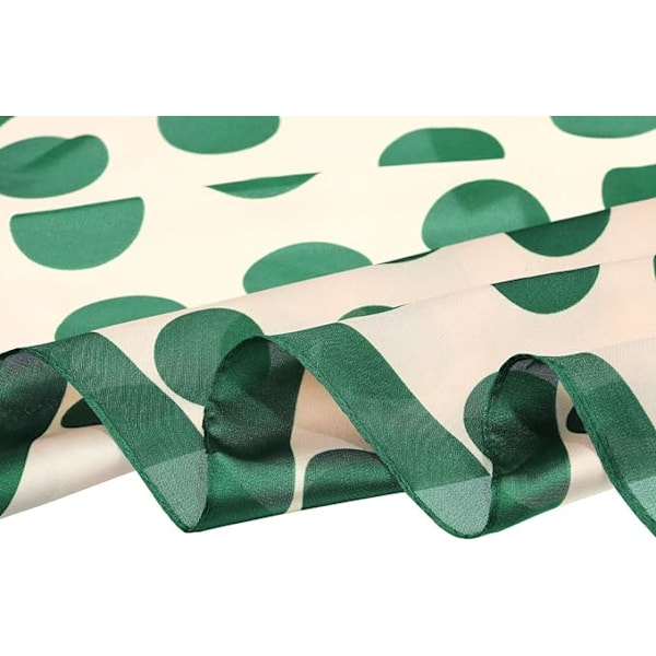 Allegra K 70cm Polka Dot Firkantet Halsklæde, Sjal, Næseskærf, Pandebånd til Kvinder