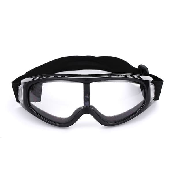 Sorte Skibriller Klart Glas Goggles MC MX Knallertbriller sort black