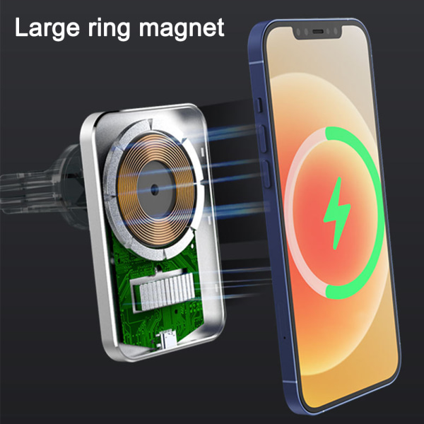 Sopii Apple 12 -autoon langattomaan lataustelineeseen - musta