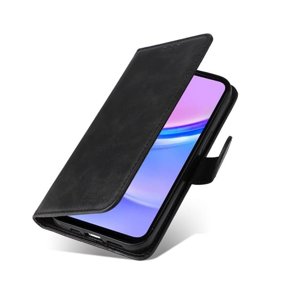 Samsung A17 PU Læder Pung Etui - Flere Farver Sort