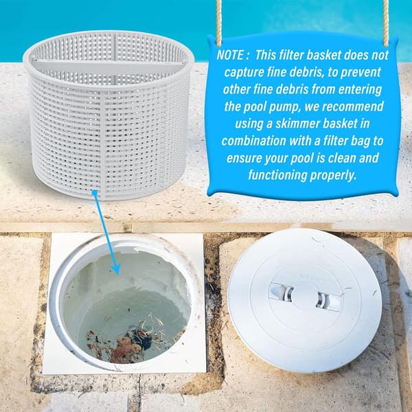 Hayward SPX1082 B-152 Erstatningskurv til poolskimmer, holdbar filterkurv til swimmingpool