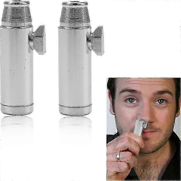 Aluminium Snusflaske 53mm Flad Kugleformet Kugledispenser Diskret Hygiejnisk