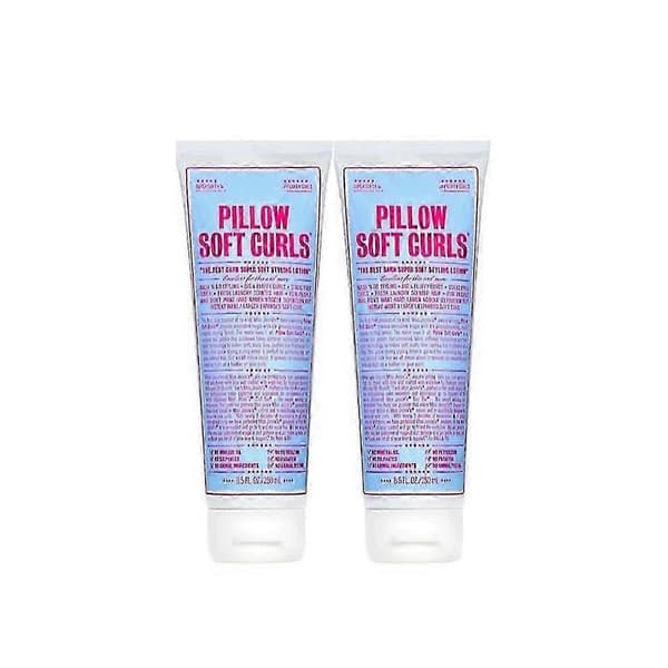 Smoothing Curl Lotion, Styling Moisturizing Curl Cream for Women 2PCS