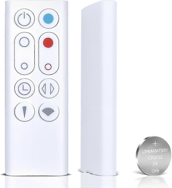 Erstatningsfjernkontroll for Dyson Am09 Hot Cool Tower Viftevarmer 96653801 (hvit)_qmks Gfct