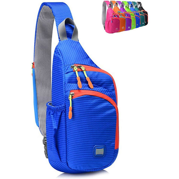 Liten Sling Ryggsäck Vattentät Unisex Axelväska Bröst Korsa Dagryggsäck