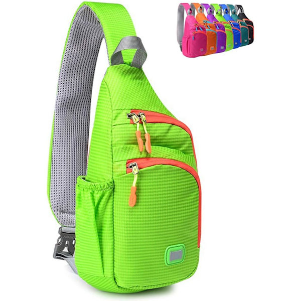 Liten Sling Ryggsäck Vattentät Unisex Axelväska Bröst Korsa Dagryggsäck