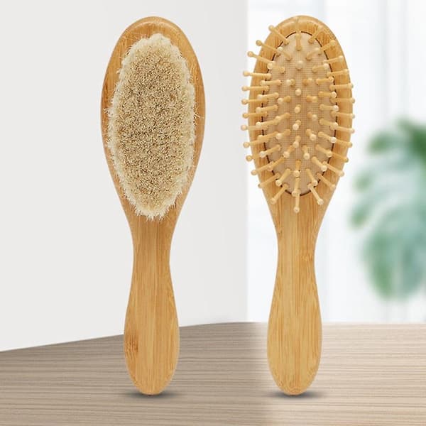 2 delar babymassage barnkostym personlig vård luftkudde bambu ullkam