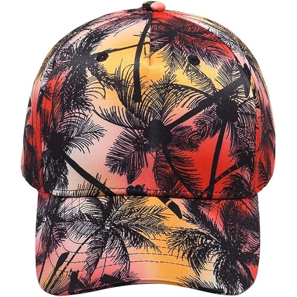 Fashion Baseball Cap til kvinder og mænd - Justerbar voksenhat til sommerløb, sport, vandreture, strand, udendørs golf - Unisex (55-61 cm)