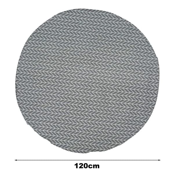 Round Vinyl Tablecloth Plastic Tablecloth Waterproof PVC Wipeable Spill-Proof Oilcloth Small Tablecloths