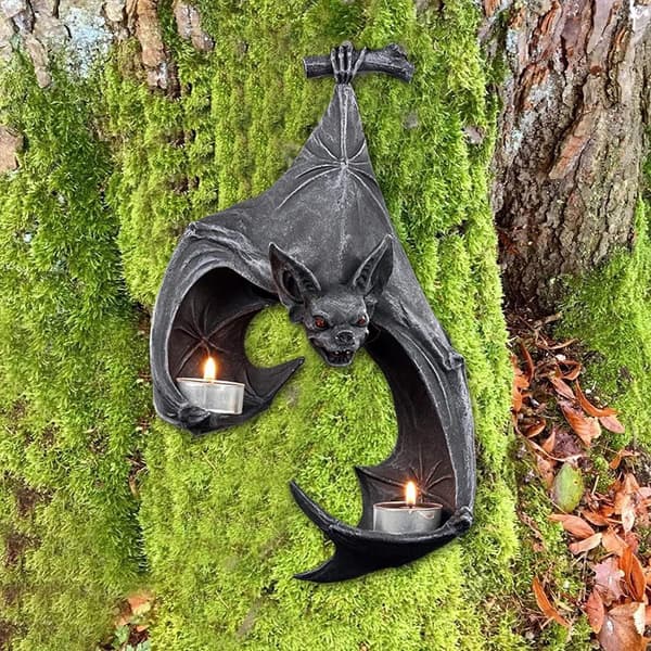 Bat Wall Tealight Holder Candlestick Bat Holder Wall Decor Gothic