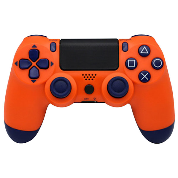 Trådløs Game Controller Controller Bluetooth Dual Head Gamepad Joystick Gamepad kompatibel med Game Console 4-orange