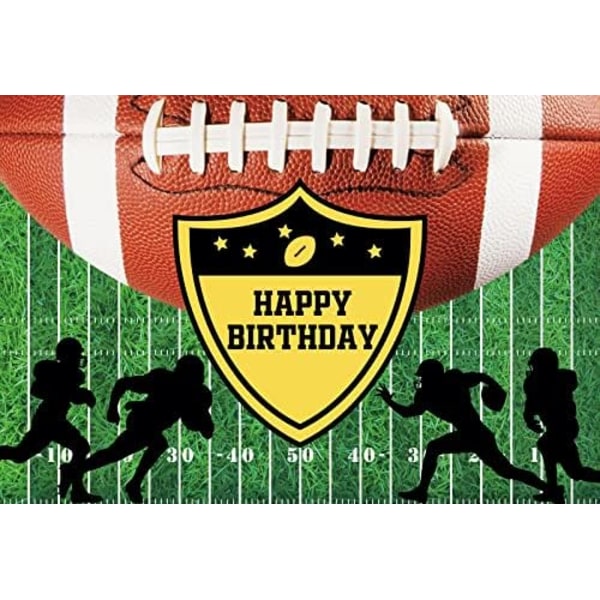 7x5ft Amerikansk fotboll bakgrund för fotografering fotbollsmärke rugby spelare fotobakgrund baby shower kön avslöja födelsedagsfest dekorationer