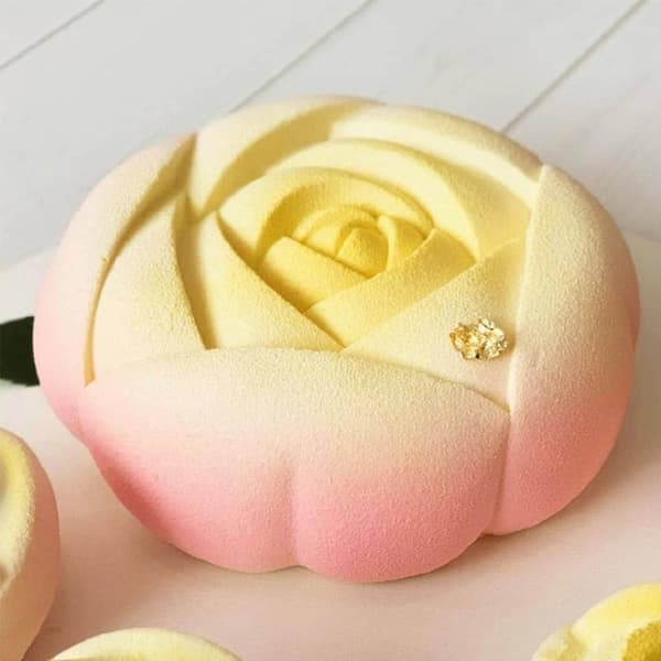 3D Kiksform Udsøgt Roseform Kageform DIY Husholdningsbageartikler