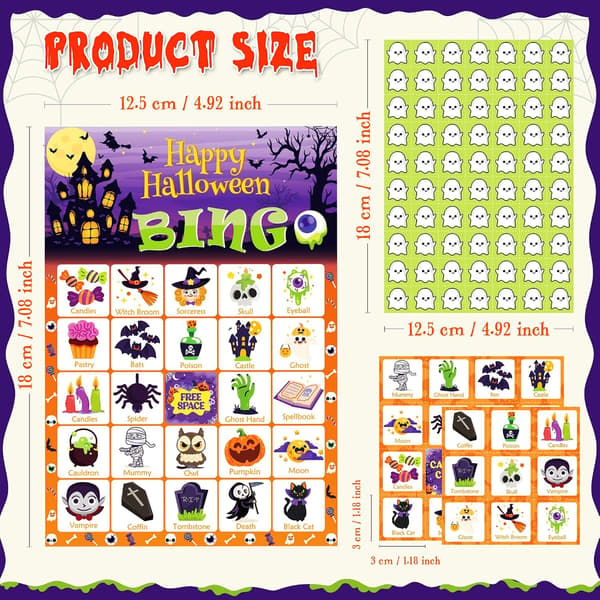 Halloween-spill - Halloween-bingospill for barn