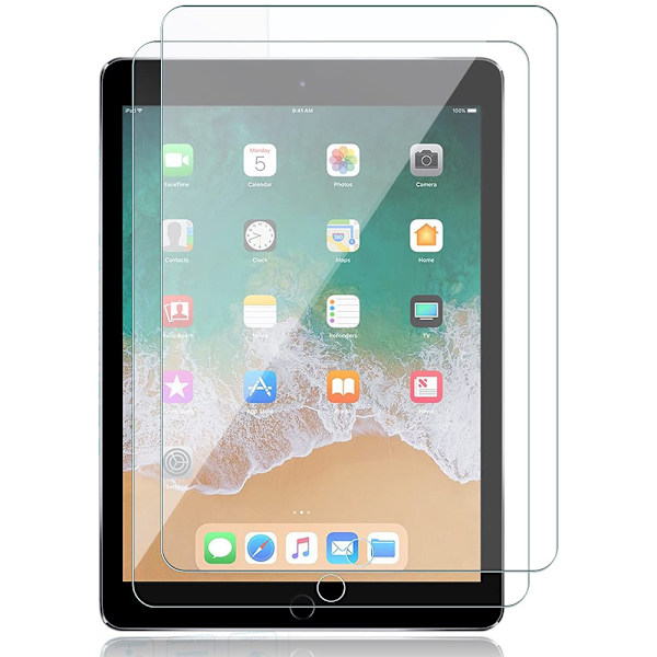 Skjermbeskytter i herdet glass, kompatibel med iPad Air / Air 2 9,7 tommer, kompatibel med iPad herdet glass 9H HD-iPad Air 9,7 tommer