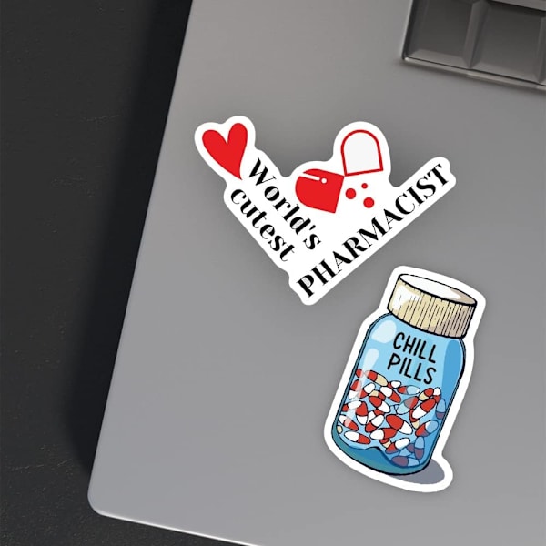 50 stk Apoteker Stickers til Vandflaske Laptop Skateboard Bagage Guitar Bil Motorcykel Cykel Vinyl Vandfast Apotek Sticker til Teenagere Voksne