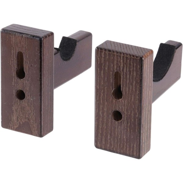 4-pack basebollträ displayfodral hållare, massivt träställ fästen basebollträ hängare väggmontering