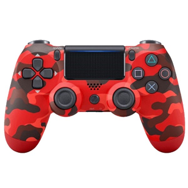 Langaton peliohjain Ohjain Bluetooth Dual Head Gamepad Joystick Gamepad yhteensopiva pelikonsolin kanssa 4-punainen naamiointi