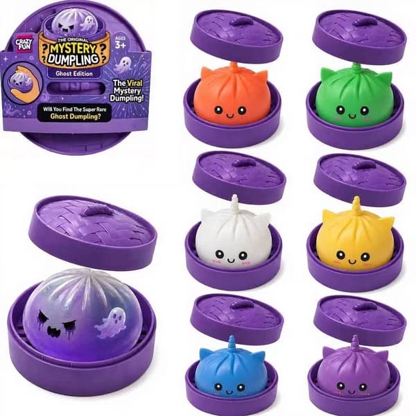 Den originale Mystery Dumpling Galaxy Edition Viral Squishy B - Enhjørningebolle - Tilfældig farve