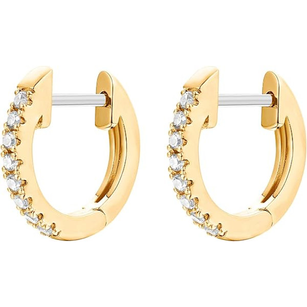 14K Guldpläterade Cubic Zirconia Manschettörhängen