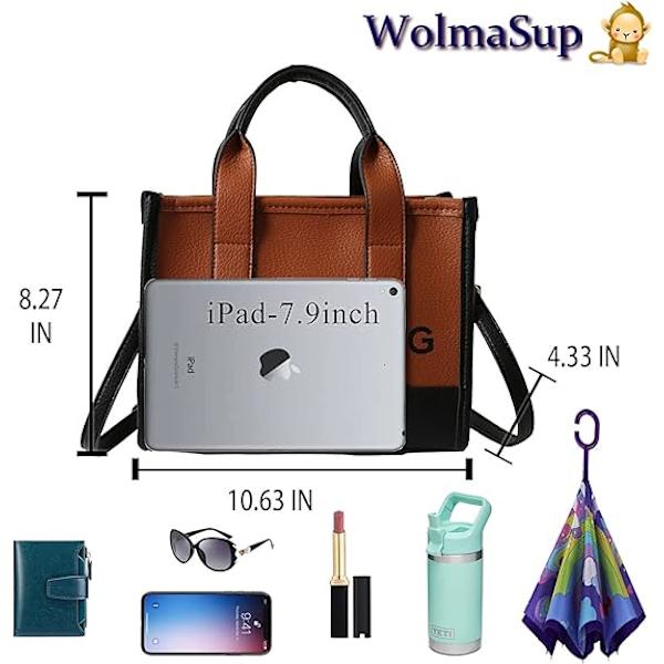 The Tote Bag til kvinder Dupes Mini læder Tote Bag Small Personalized Crossbody håndtasker