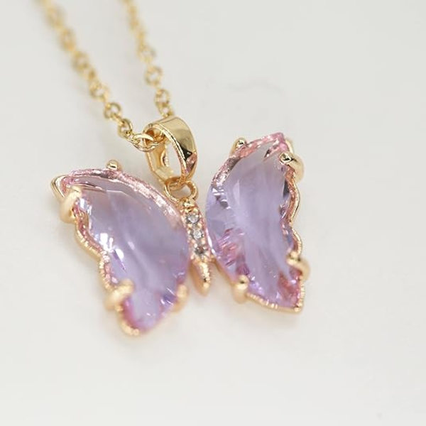 Fjärilshalsband för kvinnor Cubic Zircons Halsband
